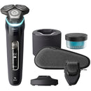 PHILIPS S9986/58 Electric Shaver Series 9000, Wet & Dry Electric with Dual SteelPrecision Blades