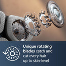PHILIPS S9986/58 Electric Shaver Series 9000, Wet & Dry Electric with Dual SteelPrecision Blades