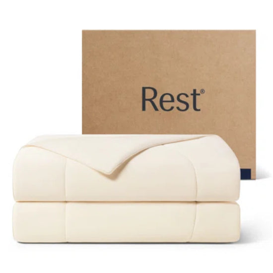 EVERCOOL REST-SCD02T Cooling Comforter Twin Size 68" x 90" Ivory