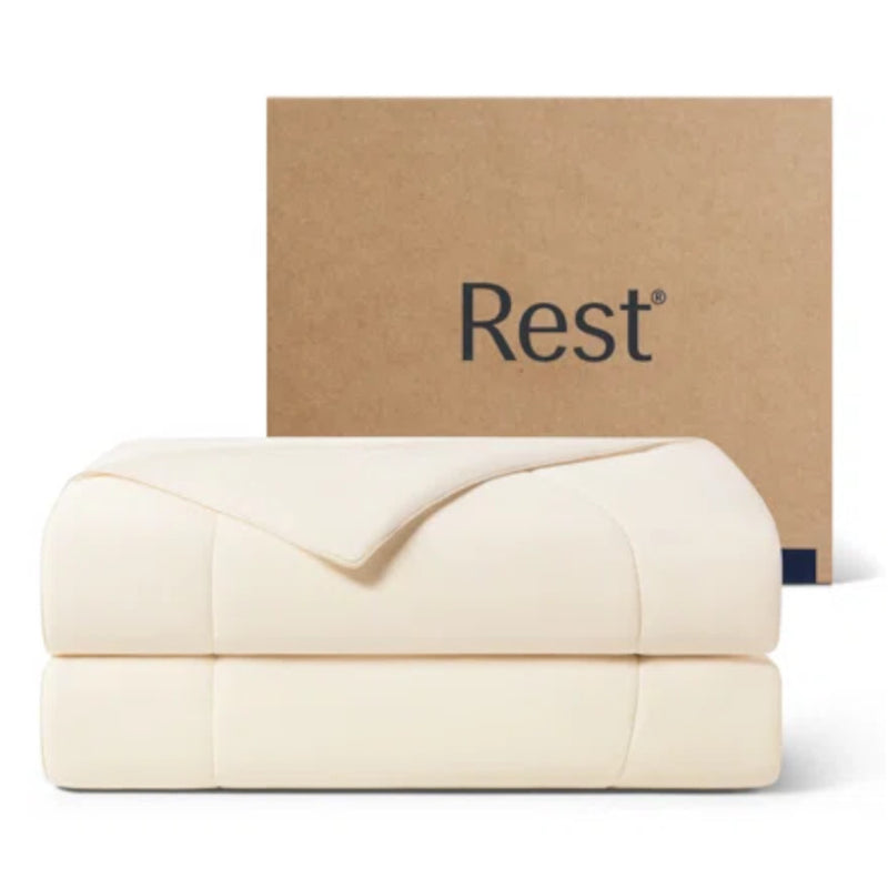 EVERCOOL REST-SCD02T Cooling Comforter Twin Size 68" x 90" Ivory