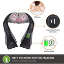 SNAILAX SL-632NC Portable Shiatsu Neck and Shoulder Massager