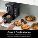 NINJA SL202CCO Double Stack Air Fryer Oven - Factory serviced with Home Essentials warranty