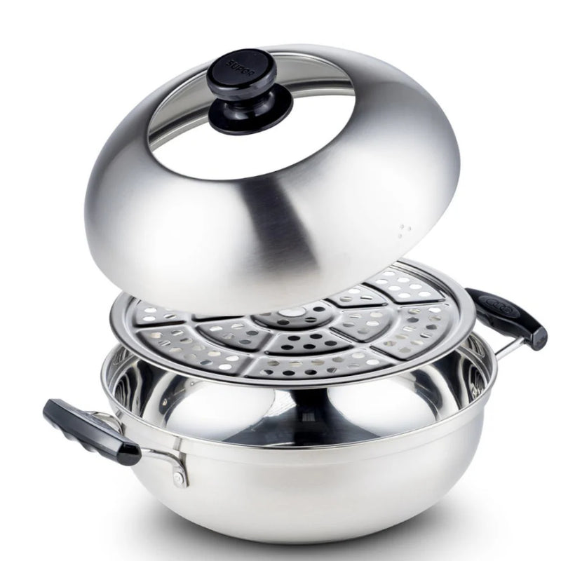 SUPOR 26CM Multi-Purpose Stainless Steel Pot - ST26Y1C