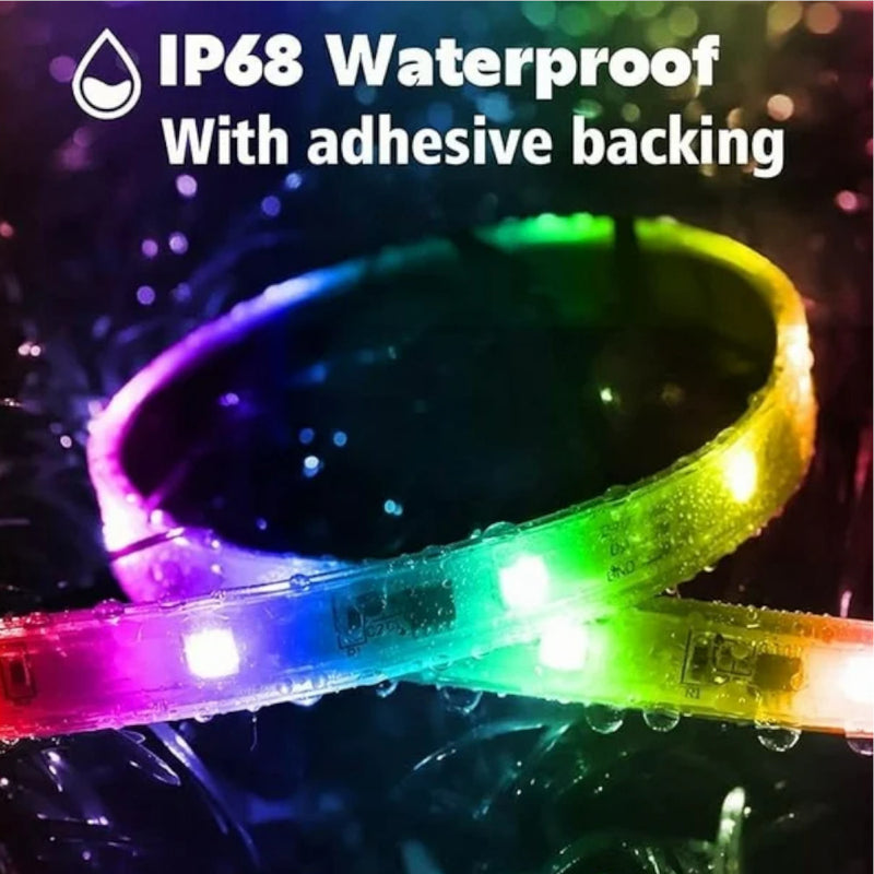LETIANPAI 120M/400ft Outdoor RGB LED Strip Lights Waterproof