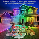 LETIANPAI 120M/400ft Outdoor RGB LED Strip Lights Waterproof