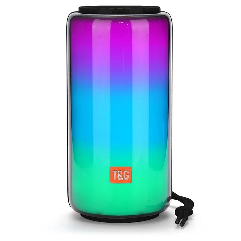 T&G 10W Portable LED Light TWS Wireless Bluetooth Speaker-TG639