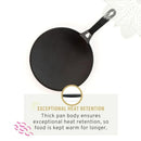 MAHARAJA T211T02 Cast Iron Tawa 26CM