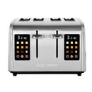 KALORIK TO50913SS 4 Slice Digital Toaster Stainless Steel