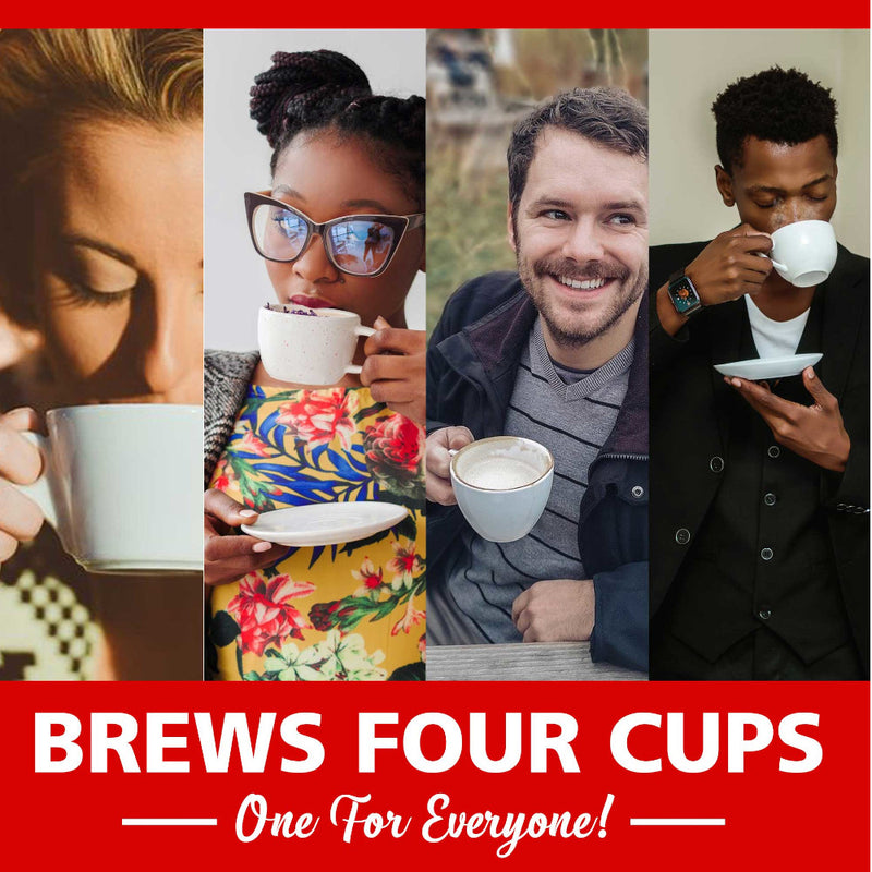 BRENTWOOD TS213BL 4 Cup Coffee Maker Blue