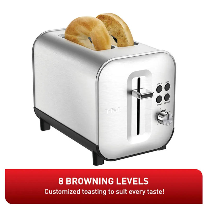 T-FAL TT682D50 Element Stainless Steel 2 Slice Toaster