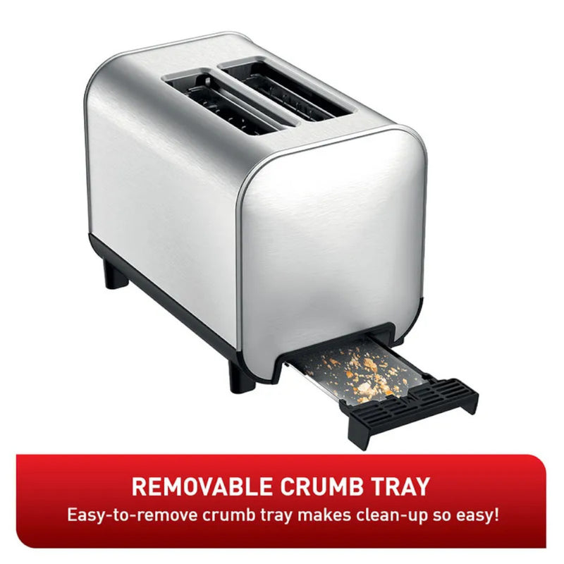 T-FAL TT682D50 Element Stainless Steel 2 Slice Toaster