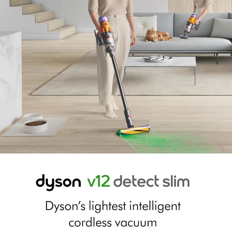 DYSON OFFICIAL OUTLET - V12 Detect Slim Cordless Stick Vacuum - Refurbished (Excellent) with 1 year Dyson Warranty