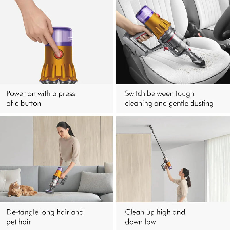 DYSON OFFICIAL OUTLET - V12 Detect Slim Cordless Stick Vacuum - Refurbished (Excellent) with 1 year Dyson Warranty