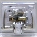 Serrure d'entrée à levier WELLSON avec clés. Argent – ​​WH-2331-SI