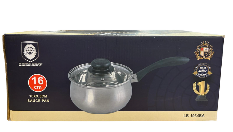 KAISA HOFF 16CM Stainless Steel Induction Pot (Sauce Pan)-LB-1934BA