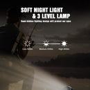 SUPOLOGY X41 8 Inches Portable Rechargeable Fan  with LED Light