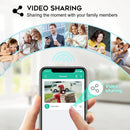 XTU Doorbell Camera Wireless 2K Video Black - J7