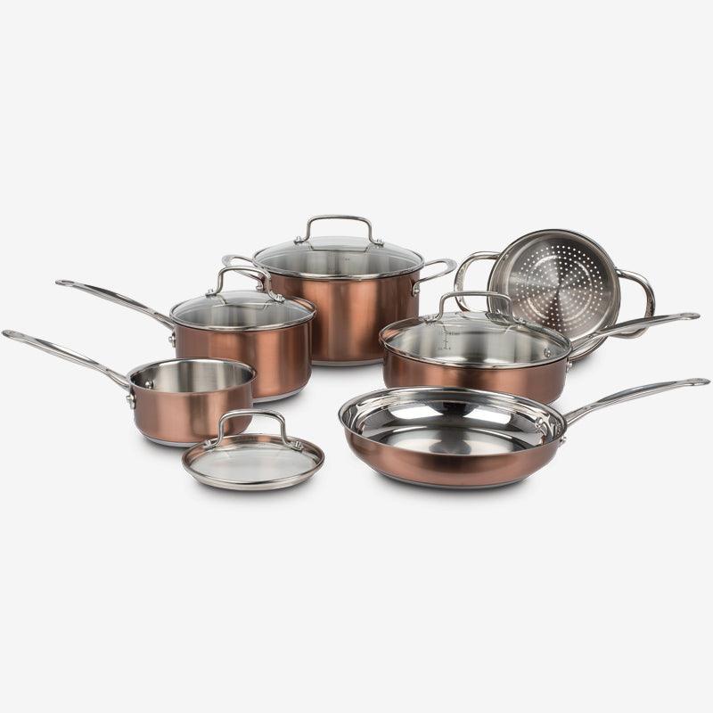 Cuisinart 10-Piece Stainless Steel Classic Collection - Copper CSS-10MCC