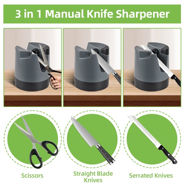 Knife Sharpener with Suction Cup