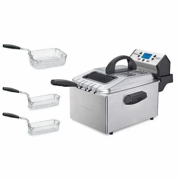 Freidora digital CUISINART con 3 cestas - Reacondicionada con garantía Cuisinart - DF-560