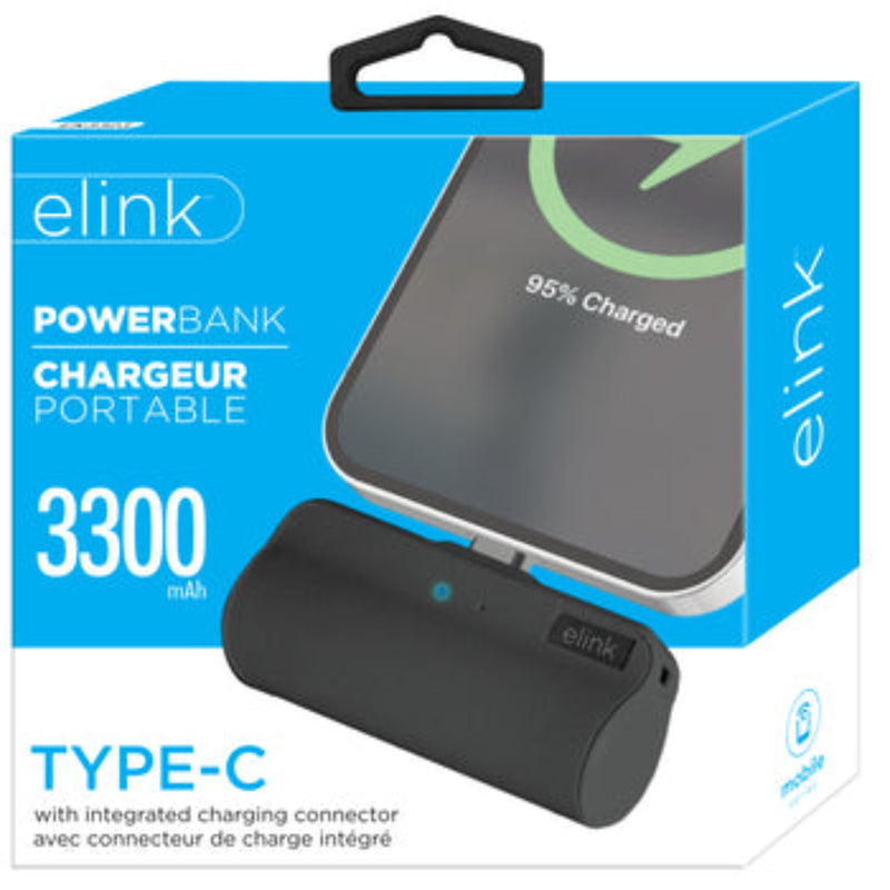 ELINK EK3323 Mini Power Bank with Type-C Connector 4000mAh