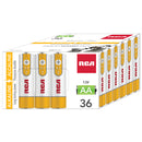 RCA 36 Pack AA Alkaline Batteries Mercury Free - RAK36AA