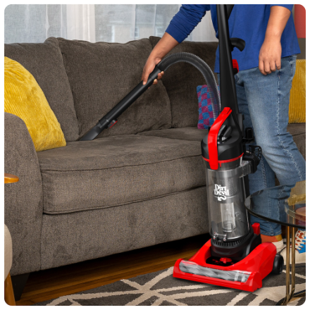 DIRT DEVIL Multi-Surface+ Upright Vacuum Factory serviced with Home Essential Warranty -UD76240VCD