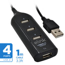 Concentrador USB de 4 puertos ELINK-USB-3798
