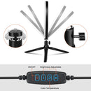 Trípode de luz anular ELFELAND de 10" - ELRL001