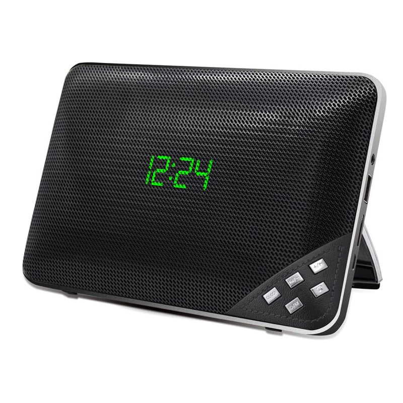 ESCAPE Flat bluetooth speaker with alarm clock & radio-SPBT627