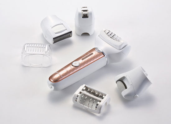 Panasonic Wet & Dry 9-in-1 Epilator Kit Refurbished with Home Essentials warranty  - Rose Gold-ESEL8A