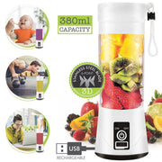 Hauz - Portable Personal Blender, 380 mL Capacity, USB Reachargeable