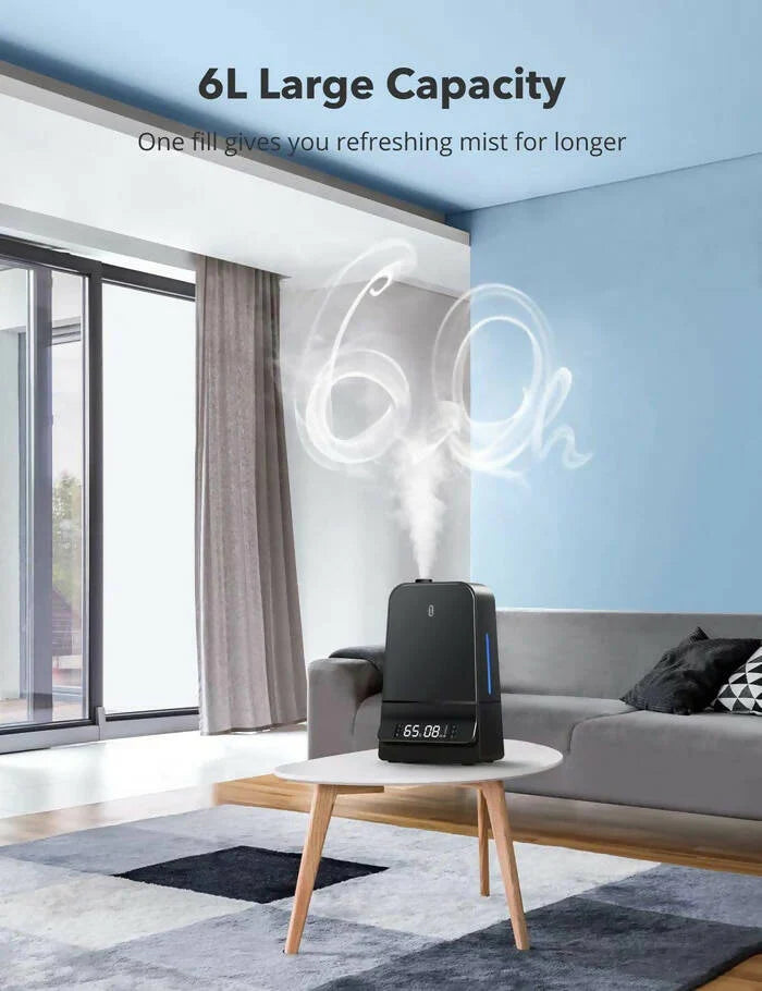 TAOTRONICS 6L Cool Mist Humidifier, LED Display-TT-AH044