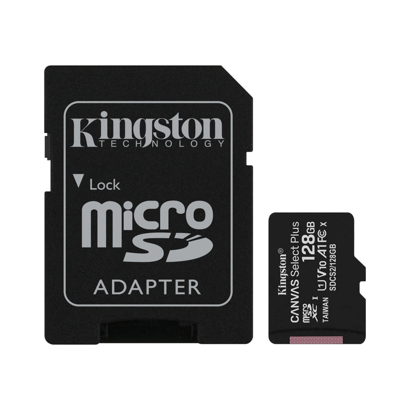 KINGSTON Micro SD Memory 128GB 100MB/S-SDCS2/128GBCR