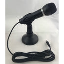 Microphone et support Wellson, cordon de 3,5 mm, 7,5 pieds - MIC-1 