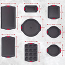 LAGOSTINA Carbon Steel Bakeware 8 Piece set -9100047202