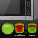 PANASONIC NNST77LS 1.6CU FT Stainless Steel Genius Microwave - Refurbished with Home Essentials warranty