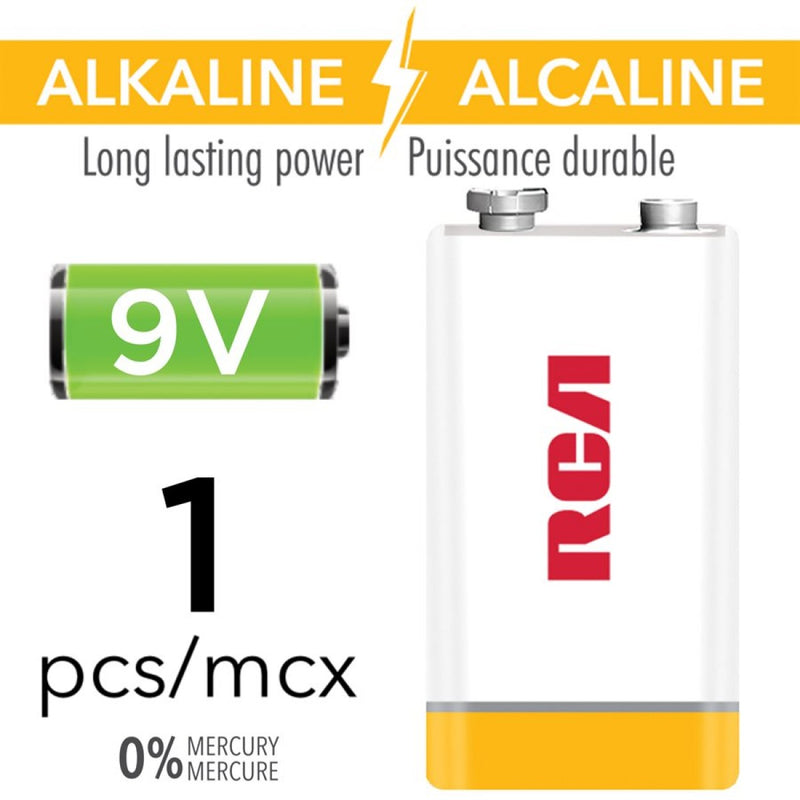 RCA 9V Alkaline Battery - RAK9V1