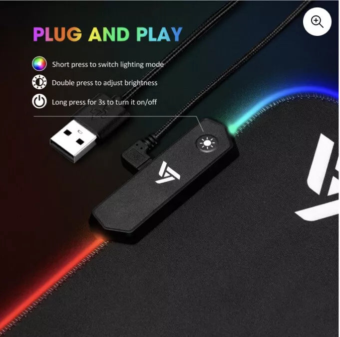 VICTSING RGB Gaming Mouse Pad Large-PC313A