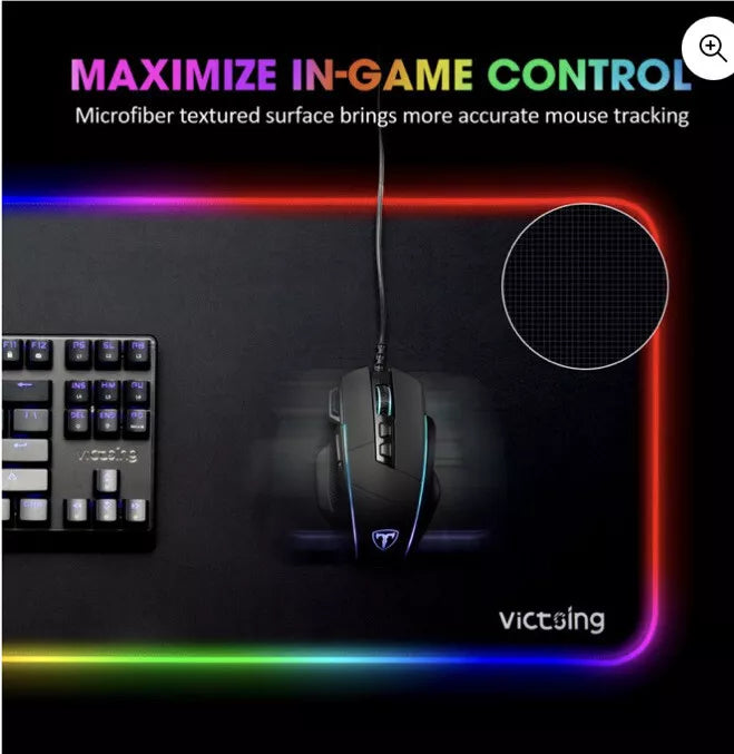 VICTSING RGB Gaming Mouse Pad Large-PC313A