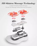 Masajeador Shiatsu para espalda, cuello y hombros de NAIPO con calor, tejido profundo, 3D, amasado, Pillo-CPM01 