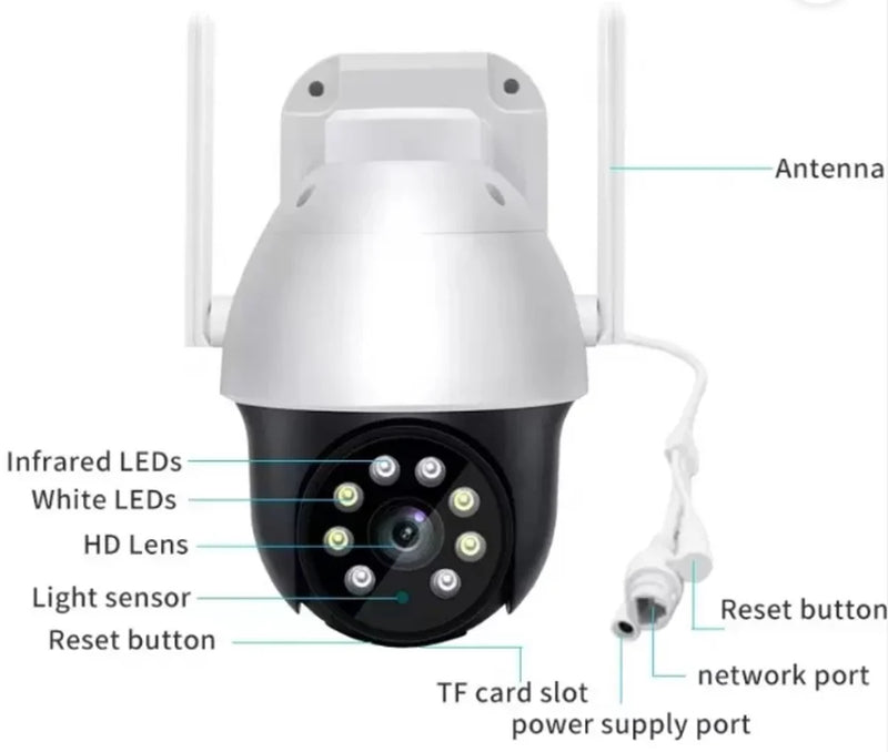 PELUPE Night Vision Outdoor Wireless Security Camera-Q811