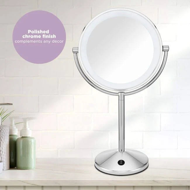 CONAIR Reflections Lighted Makeup Mirror, 1x/10x-BEH17C