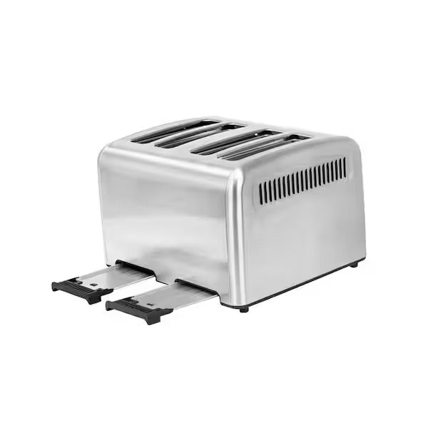 KALORIK 1800-Watt 4-Slice Stainless Steel Wide Slot Toaster - TO46813SS