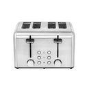 KALORIK 1800-Watt 4-Slice Stainless Steel Wide Slot Toaster - TO46813SS