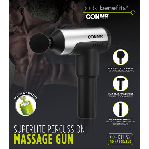 CONAIR Superlite Percussion Massage Gun THM001C