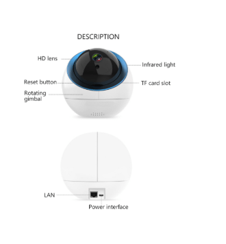 ARPHA || Smart WiFi || HD Camera || with Night Vision - Home Essentials Clearance