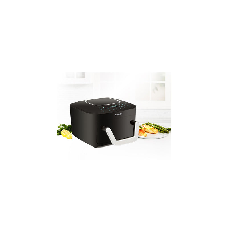 PowerXL 5-Quart Black LED Slimline Air Fryer