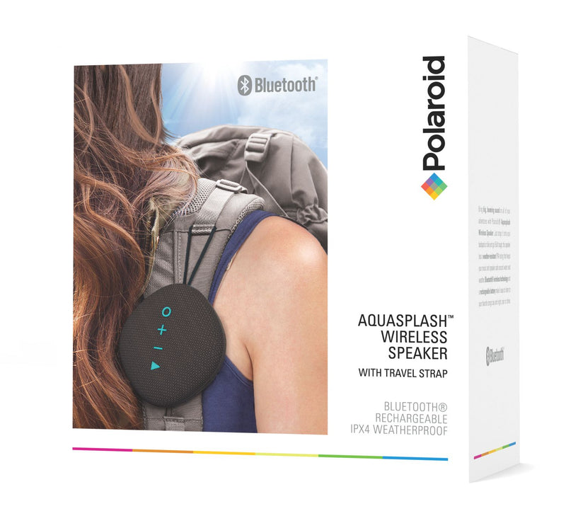Polaroid Aquasplash Weatherproof Bluetooth Wireless Speaker