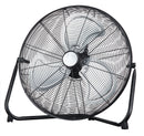 Ventilador de piso alto de metal negro de 18" y 3 velocidades Cool Works - FE45-E2